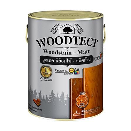 สีย้อมไม้ WOODTECT #604 สีไม้มะค่า ด้าน 1GL_0