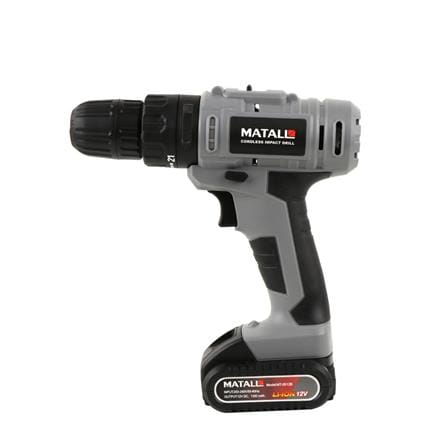 ชุดสว่านกระแทกไร้สาย (พร้อมแบตเตอรี่) MATALL MT-0512B 12 โวลต์_1