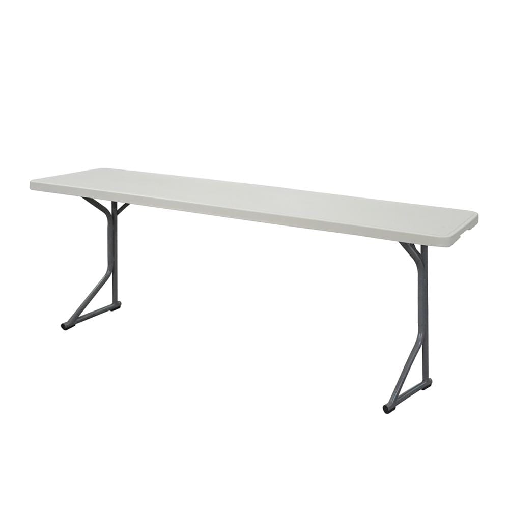 โต๊ะพับสัมมนาอเนกประสงค์ JKN HDPE 182x45 ซม. สีขาว