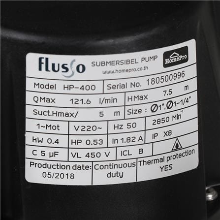 SUBMERSIBLE PUMP FLUSSO HP-400_4