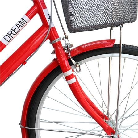 จักรยานแม่บ้าน 24 นิ้ว JOY BICYCLE DREAM สีแดง_2