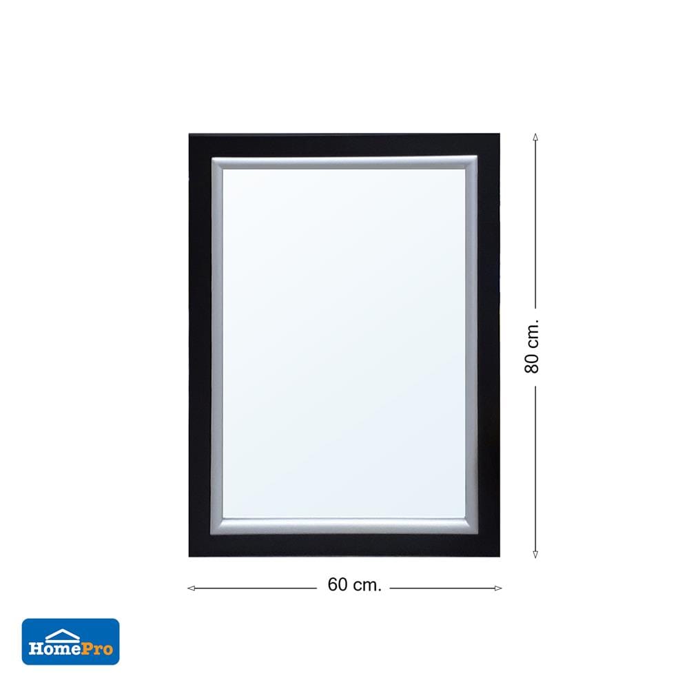 กระจกเงากรอบไม้ MOYA HP11 60x80 ซม.