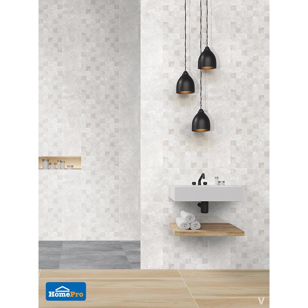WALL TILE 8x12IN TARA SARA CHINO GREY EXC PM 1M2