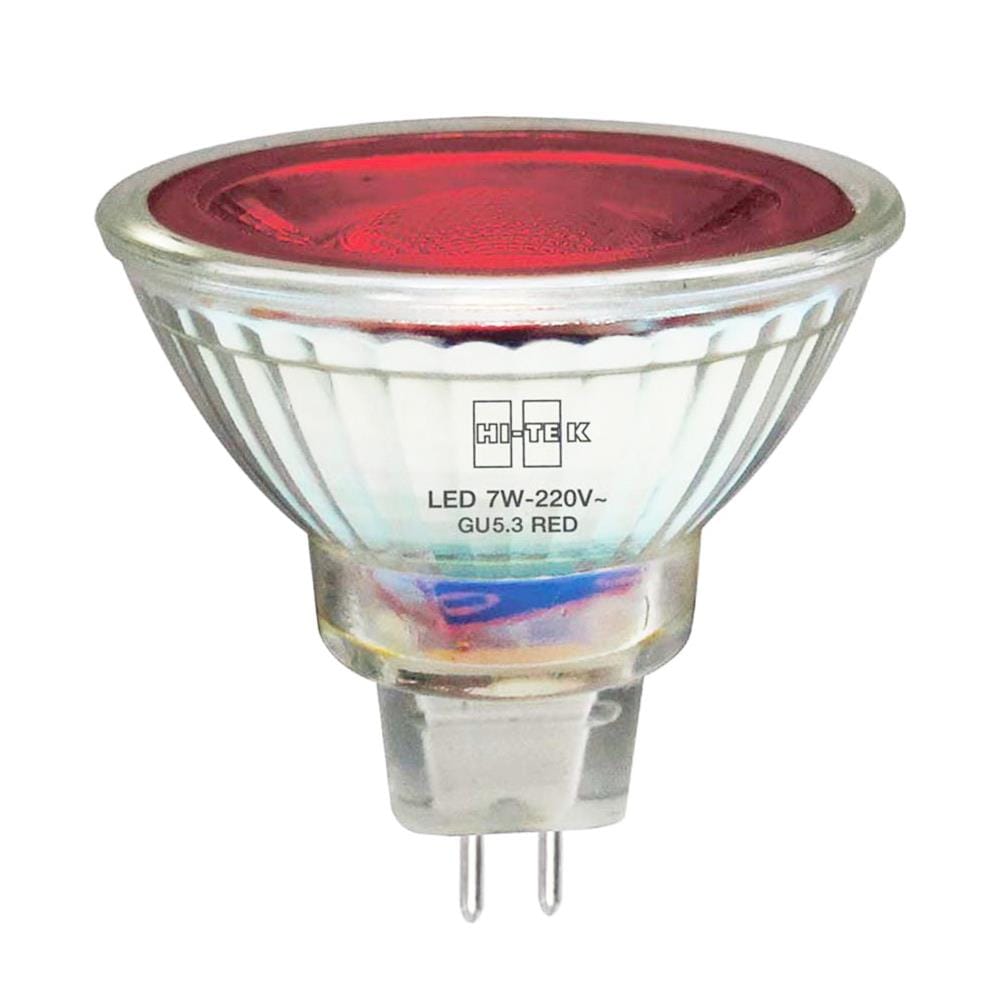 หลอด LED HI-TEK MR16 HI-F 7 วัตต์ สีแดง