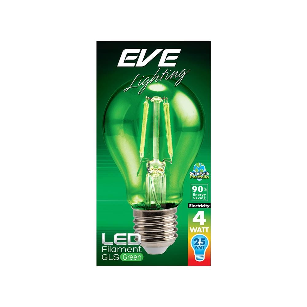 หลอด LED EVE A60 FILAMENT GLS 4 วัตต์ GREEN E27