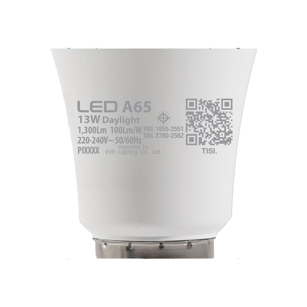 หลอด LED EVE A60 SUPER SAVE 13 วัตต์ DAYLIGHT E27