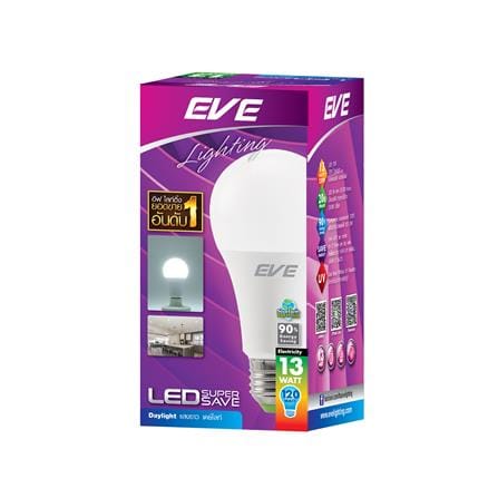 หลอด LED EVE A60 SUPER SAVE 13 วัตต์ DAYLIGHT E27_3