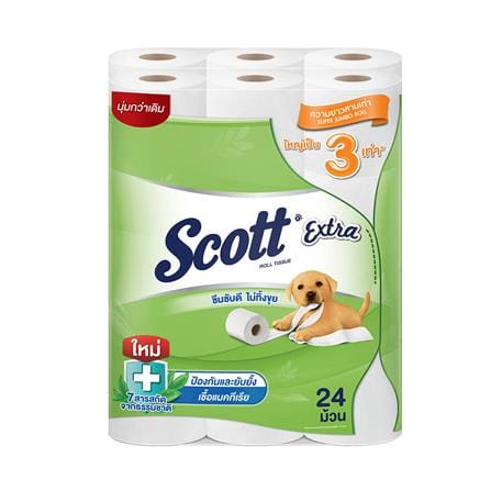 กระดาษชำระ SCOTT EXTRA SP JUMBO ROLL แพ็ค24_0