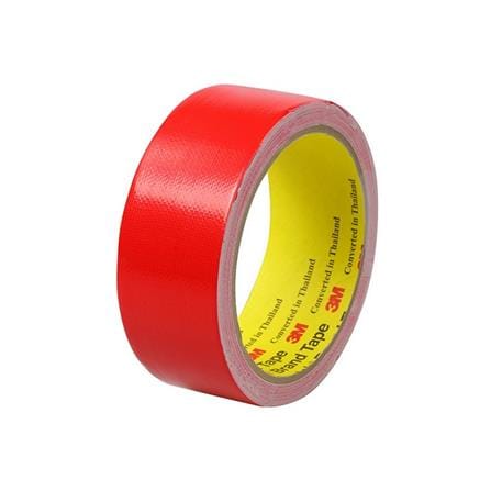 เทปผ้ามันเงา 3M 36 MMX8Y สีแดง_1