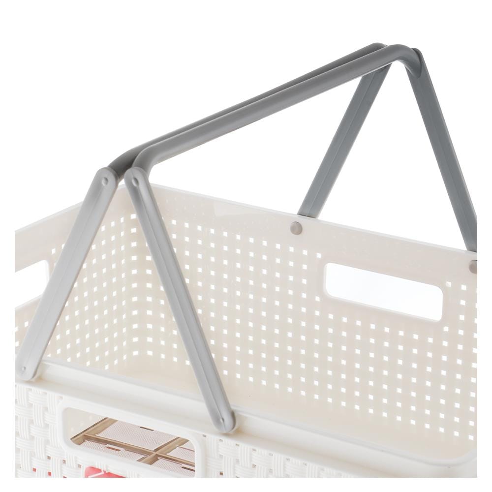 กล่องหูหิ้ว STACKO DW-310 39.2x27.9x13.3 ซม. สีขาว