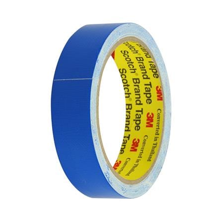 เทปผ้ามันเงา 3M 24 MMX8Y สีน้ำเงิน_1