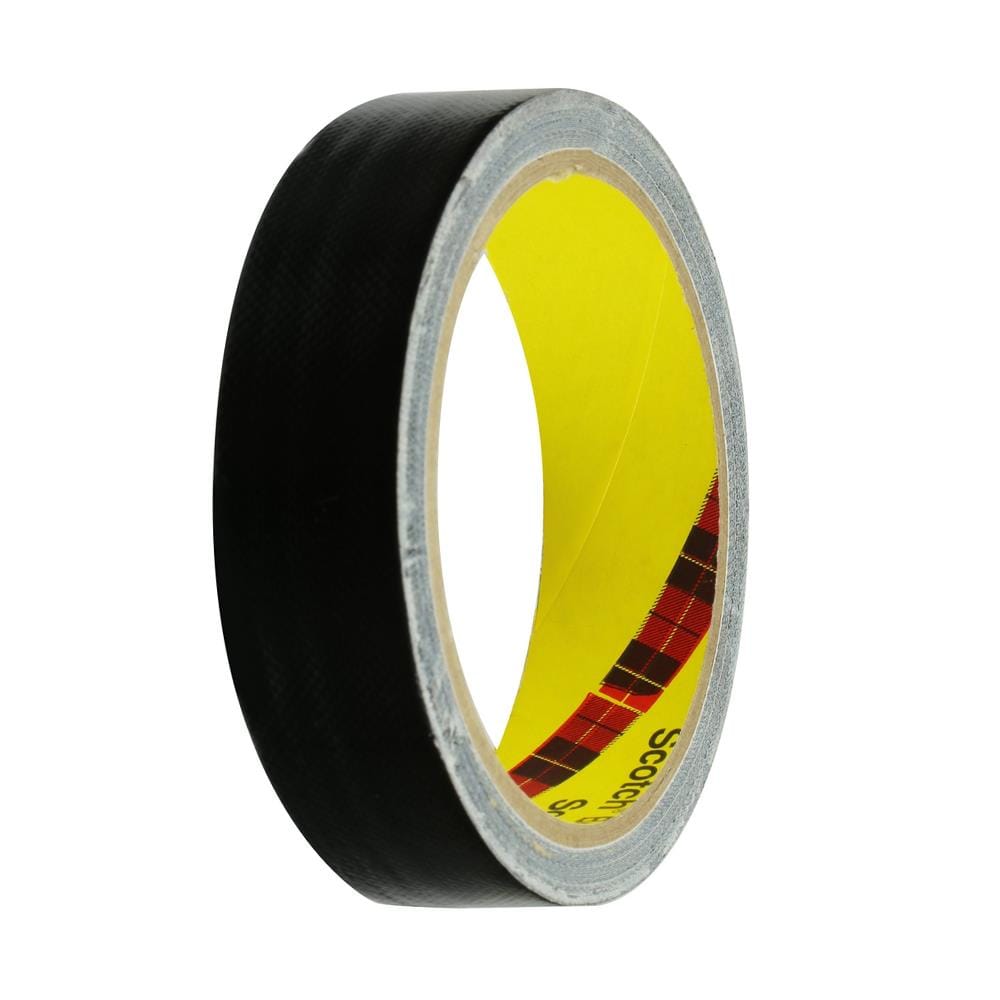 เทปผ้ามันเงา 3M 24 MMX8Y สีดำ