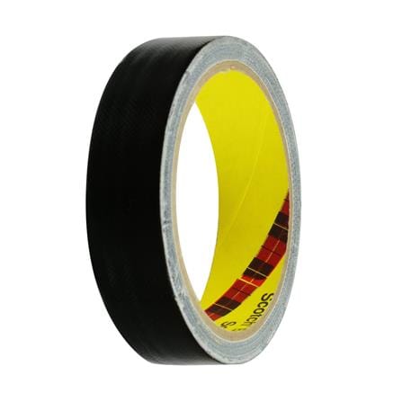 เทปผ้ามันเงา 3M 24 MMX8Y สีดำ_1