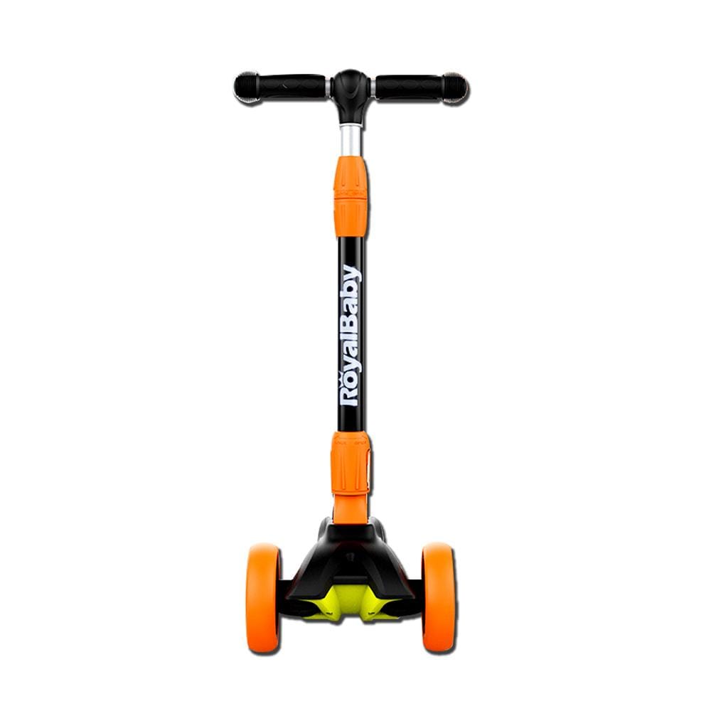 สกู๊ตเตอร์เด็ก 3 ล้อ ROYAL BABY PREMIUM FOLDING ARCHER สีดำ/ส้ม