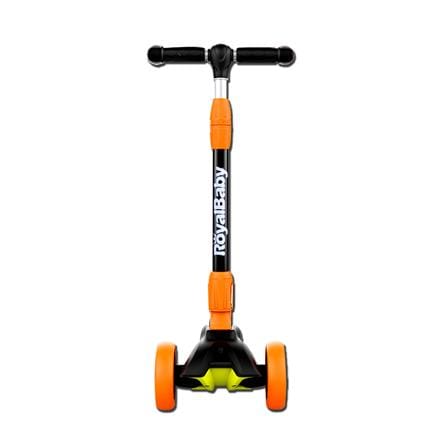 สกู๊ตเตอร์เด็ก 3 ล้อ ROYAL BABY PREMIUM FOLDING ARCHER สีดำ/ส้ม_1