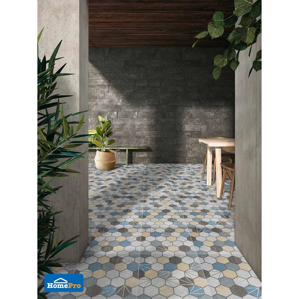 กระเบื้องพื้น 16x16 นิ้ว DURAGRES เบฮาติ ฟ้า A 0.96M2