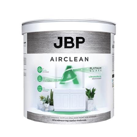 สีน้ำทาภายใน JBP AIRCLEAN A+ BASE C กึ่งเงา 1 แกลลอน