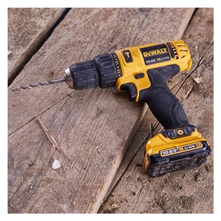 สว่านกระแทกไร้สาย (พร้อมแบตเตอรี่) DEWALT DCD716C2K-B1 10.8 โวลต์_6