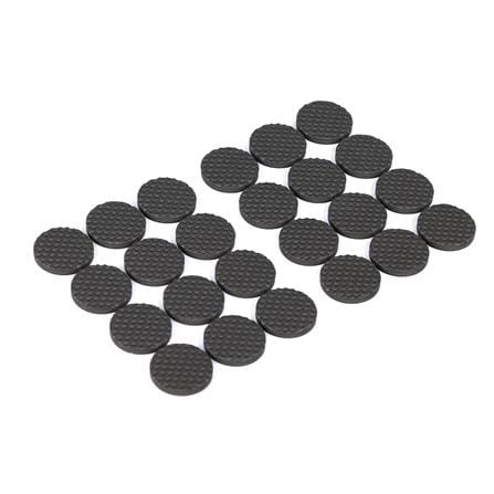 แผ่นสักหลาด PROTECH กลม 25 MM ดำ 24 ชิ้น_0