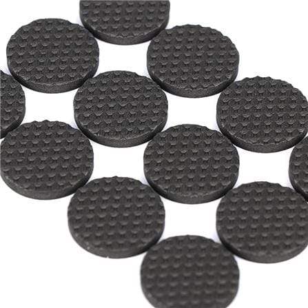 แผ่นสักหลาด PROTECH กลม 25 MM ดำ 24 ชิ้น_1