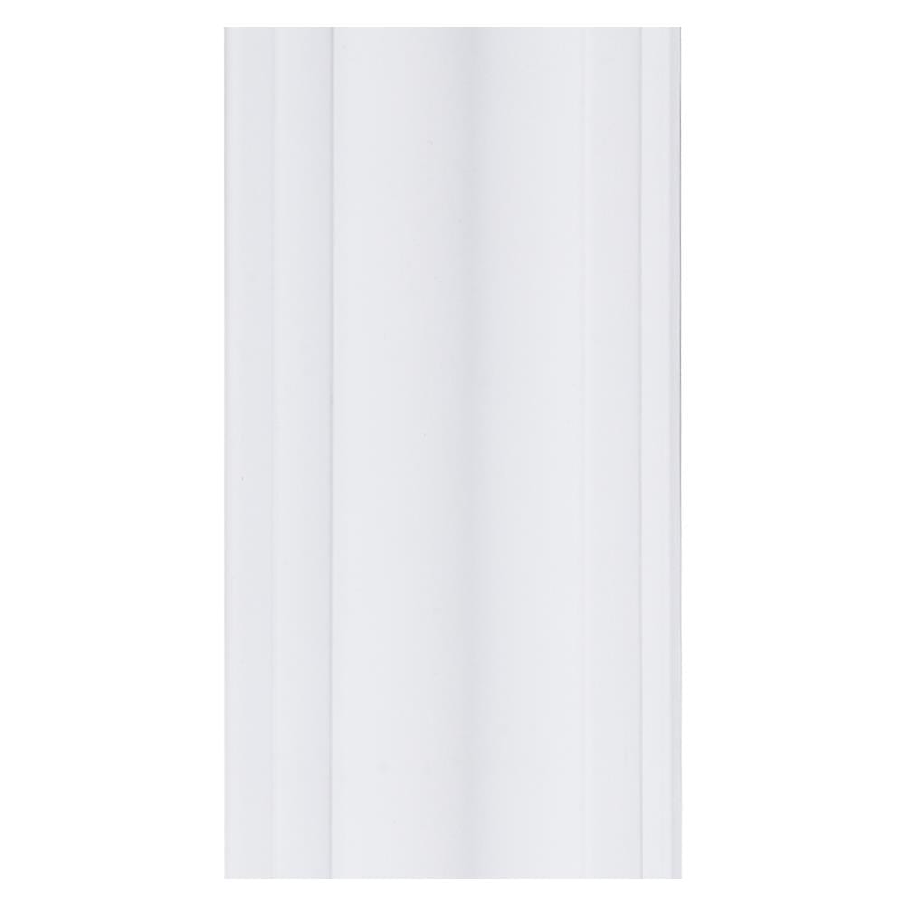 บัววงกบ ECO-DOOR ขอบร่อง 7X220X1.5 ซม. สีขาว