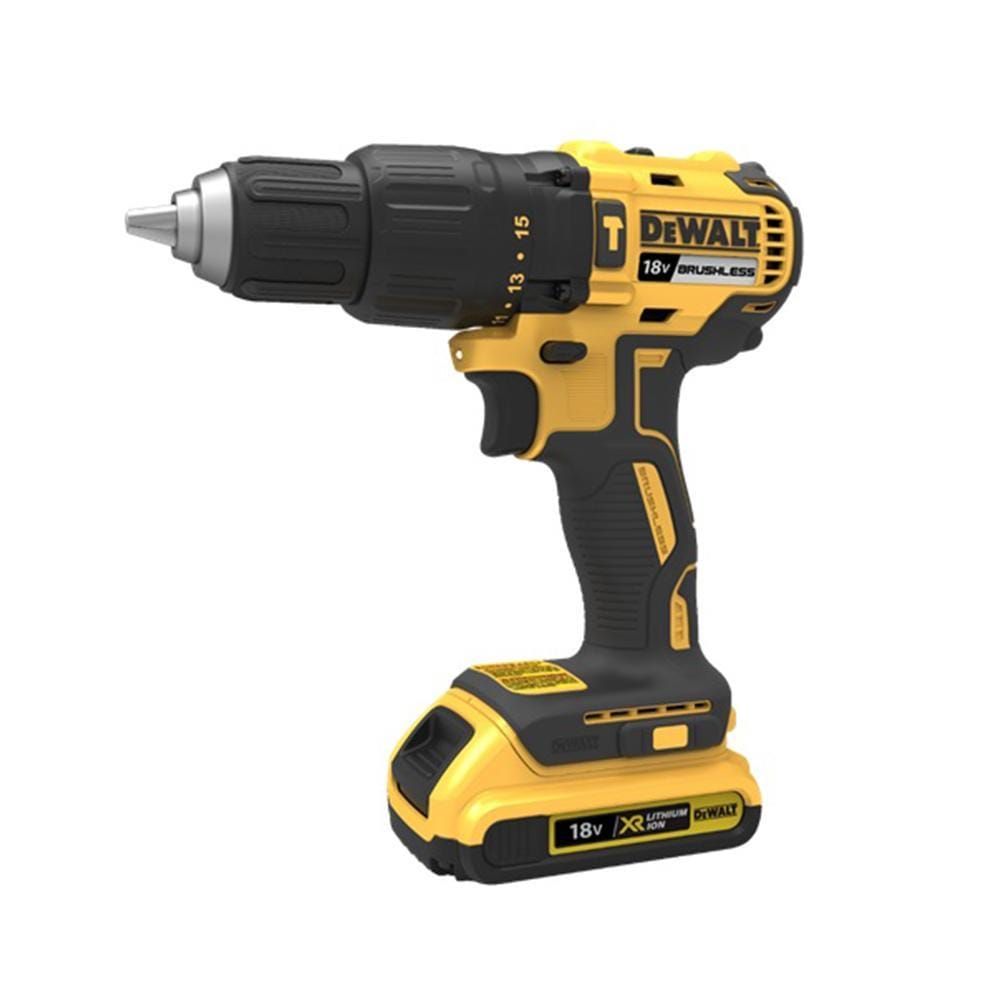 สว่านกระแทกไร้สาย (พร้อมแบตเตอรี่) DEWALT DCD778D2-B1 18 โวลต์