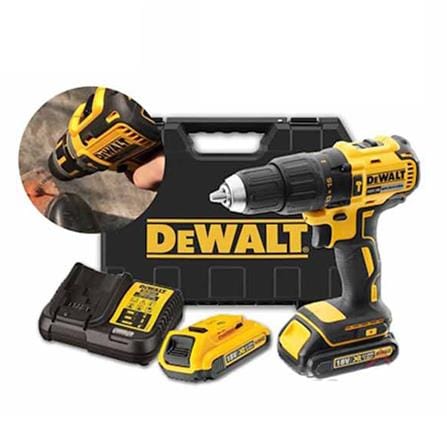 สว่านกระแทกไร้สาย (พร้อมแบตเตอรี่) DEWALT DCD778D2-B1 18 โวลต์_1