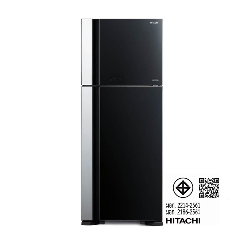 2-DOOR REFRIGERATOR HITACHI R-VG450PDX 15.9CU.FT BLACK MIRROR INVERTER