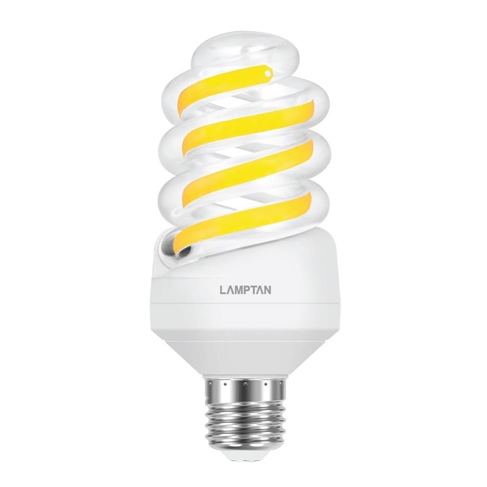 หลอด LED เกลียวไล่ยุง 15 วัตต์ YELLOW E27 LAMPTAN
