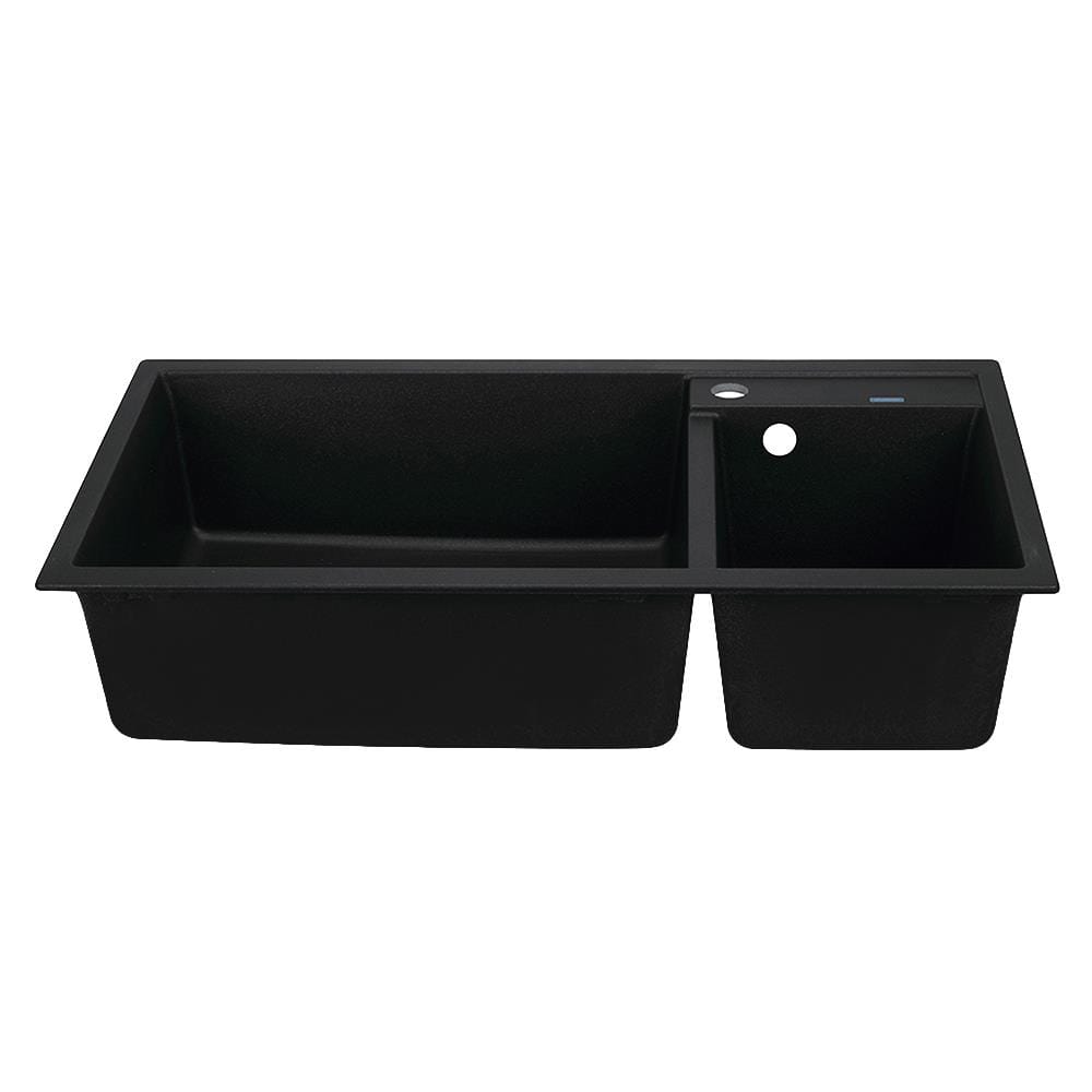ซิงค์ฝัง 2หลุม BLANCO METRA 9 495.39.099 สีดำ