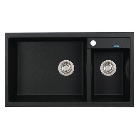 ซิงค์ฝัง 2หลุม BLANCO METRA 9 495.39.099 สีดำ_0