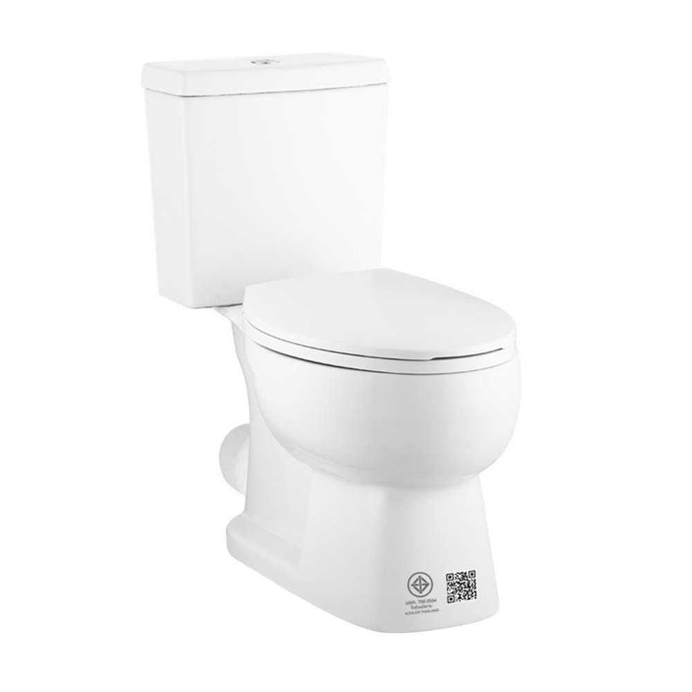 สุขภัณฑ์ 2 ชิ้น KARAT K-75443X-S-WK 3/4.5 ลิตร สีขาว
