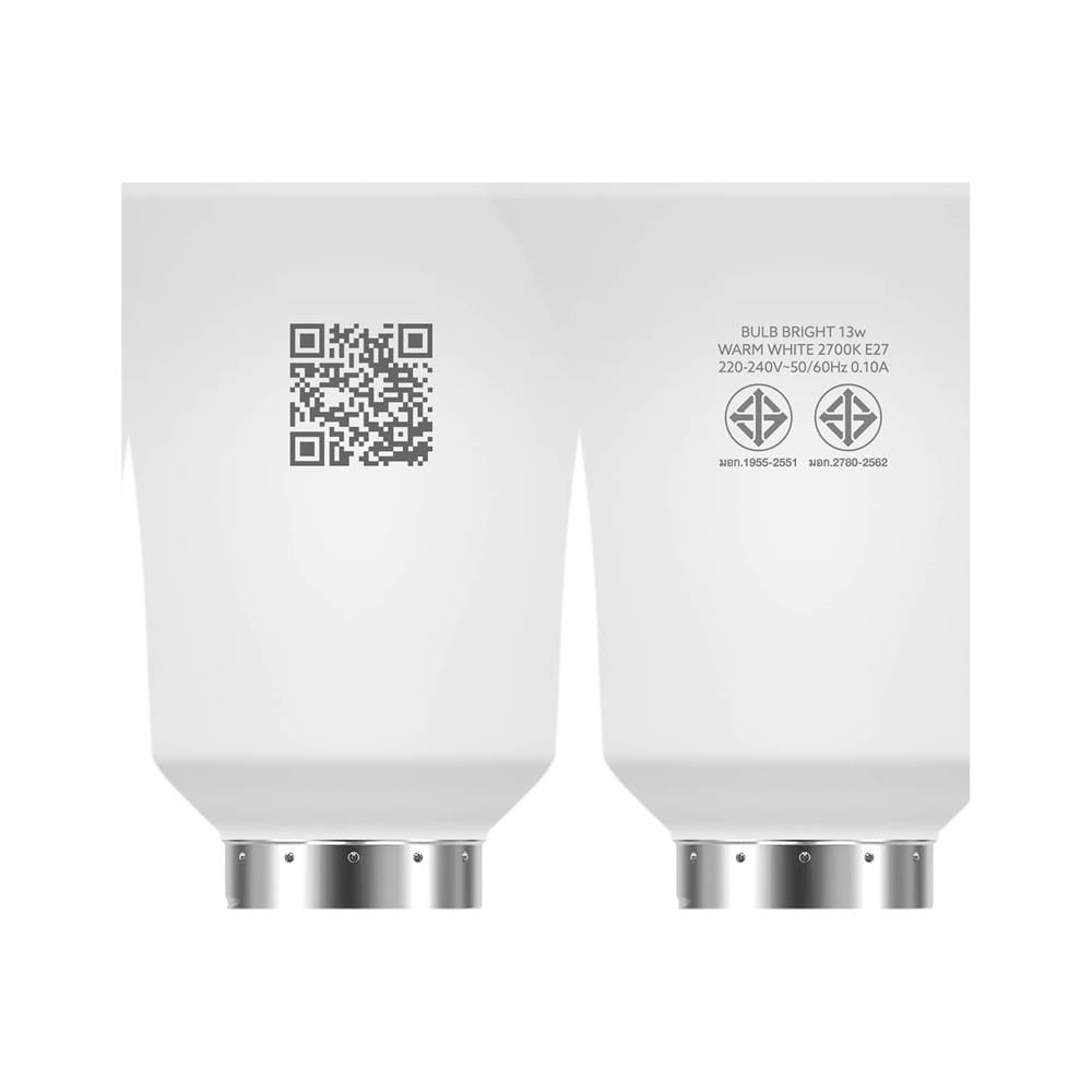 หลอด LED LAMPTAN A60 BRIGHT 13 วัตต์ WARM WHITE E27