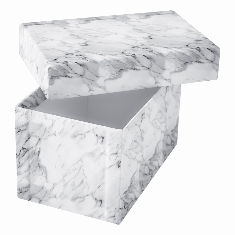 กล่อง PVC เหลี่ยม STACKO ไซซ์ S 26.5x17.2x15.5 ซม. หินอ่อน