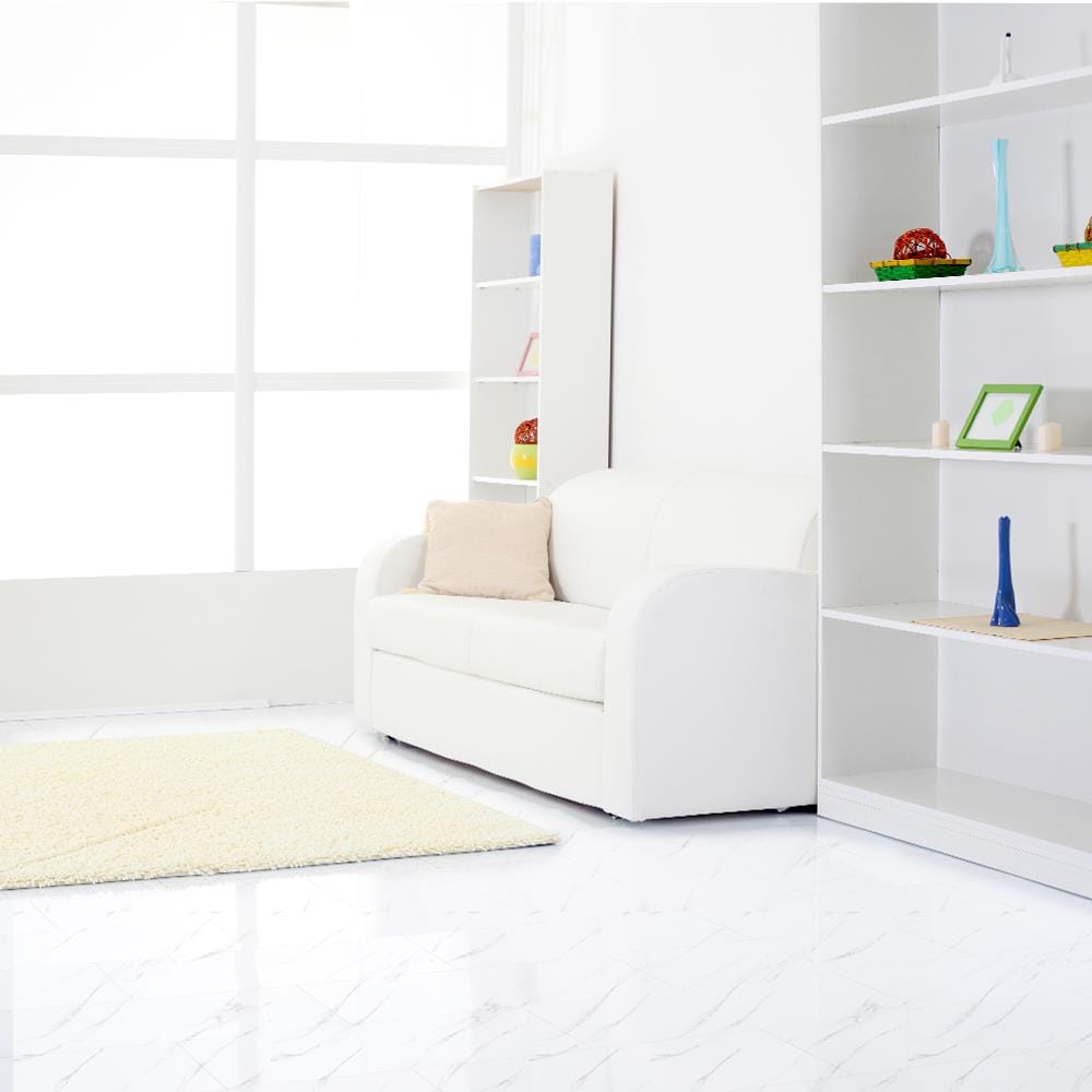 กระเบื้องพื้น 60x60 ซม. เบลล่านิว ไวท์ 1.44M2