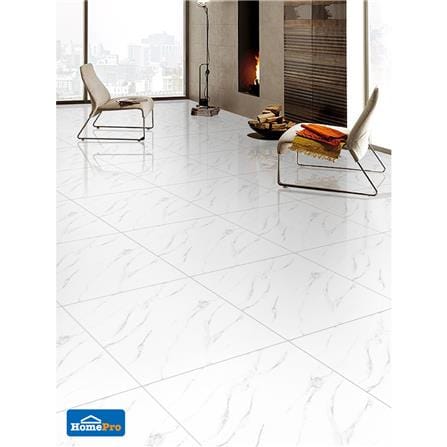 กระเบื้องพื้น 60x60 ซม. เบลล่านิว ไวท์ 1.44M2_4