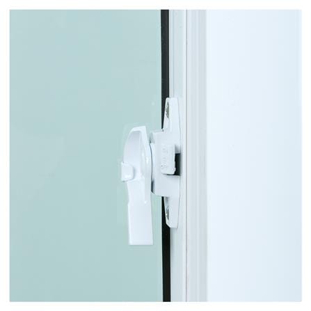 หน้าต่างบานเลื่อน UPVC S-S มุ้ง HOFFEN TRENDY 120X110 ซม. สีขาว_1