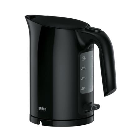 กาต้มน้ำไฟฟ้า BRAUN WK3000 1 ลิตร สีดำ_0