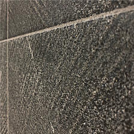 กระเบื้องพื้นพอร์ซเลน  16x16 นิ้ว COTTO คัตติ้ง สโตน ดำ PM_1
