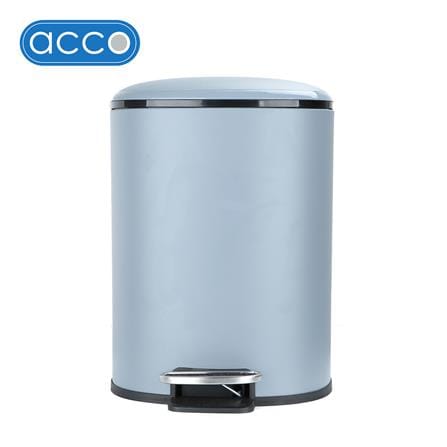 ถังขยะเหยียบกลม ACCO MILD SOFT CLOSE ขนาด 5L สีเทา_0