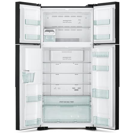 MULTI-DOOR REFRIGERATOR HITACHI R-W550PD GBK 19.2CU.FT BLACK MIRROR INVERTER_2