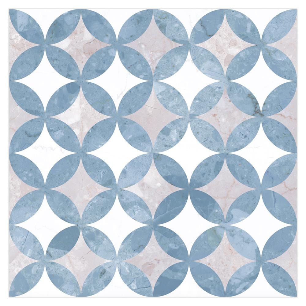 กระเบื้องพื้น 16x16 นิ้ว บริททิช ฟ้า EXC PM 0.96M2