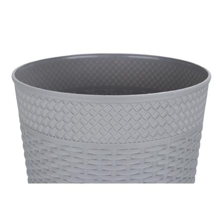 ถังขยะกลม ACCO BASKET ขนาด 10L สีเทา_1