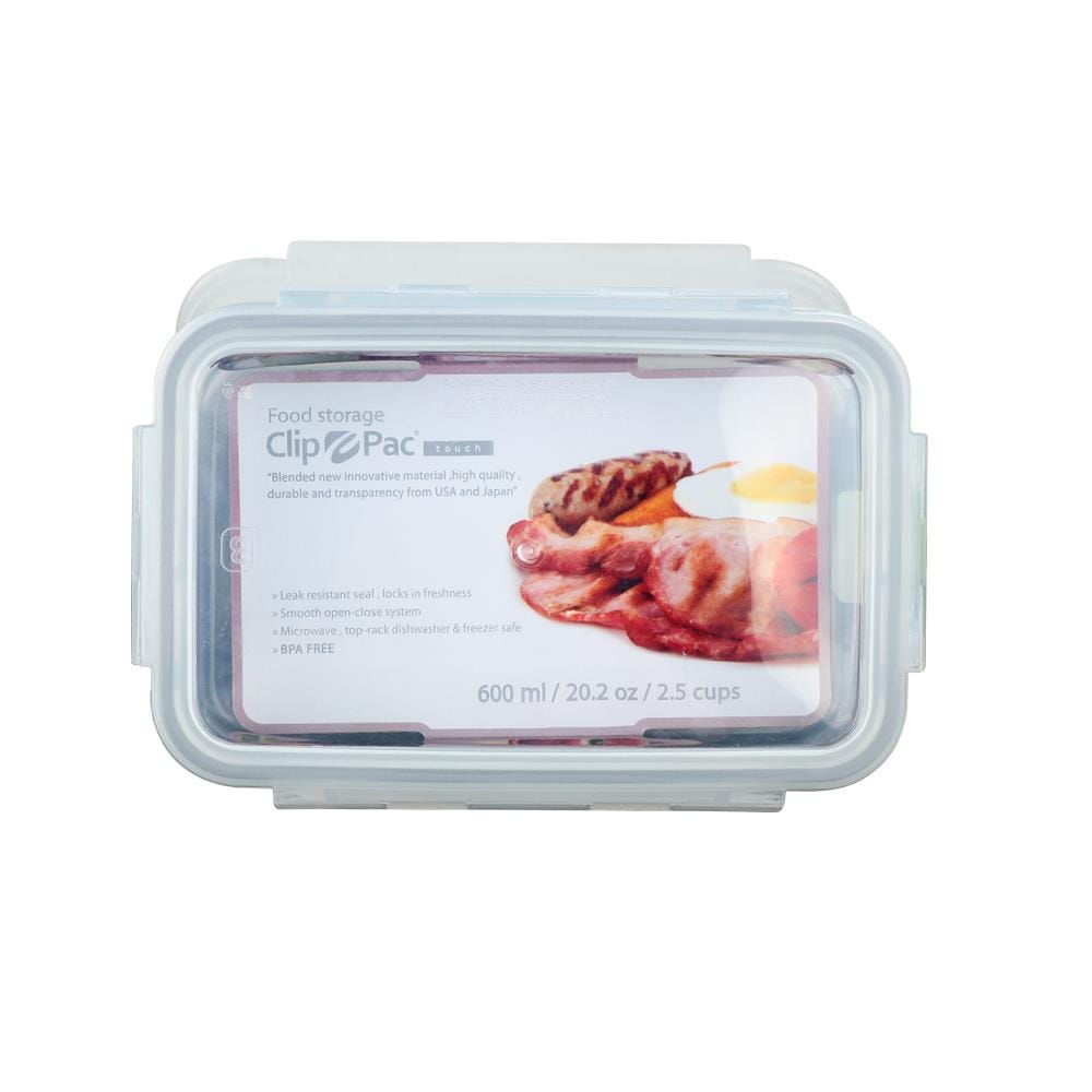 กล่องอาหาร CLIP PAC TOUCH 0.6 ลิตร
