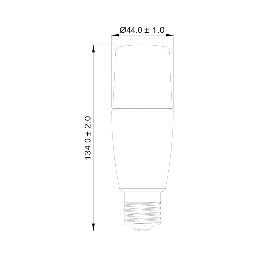 หลอด LED TOSHIBA STICK T7 11 วัตต์ WARM WHITE E27