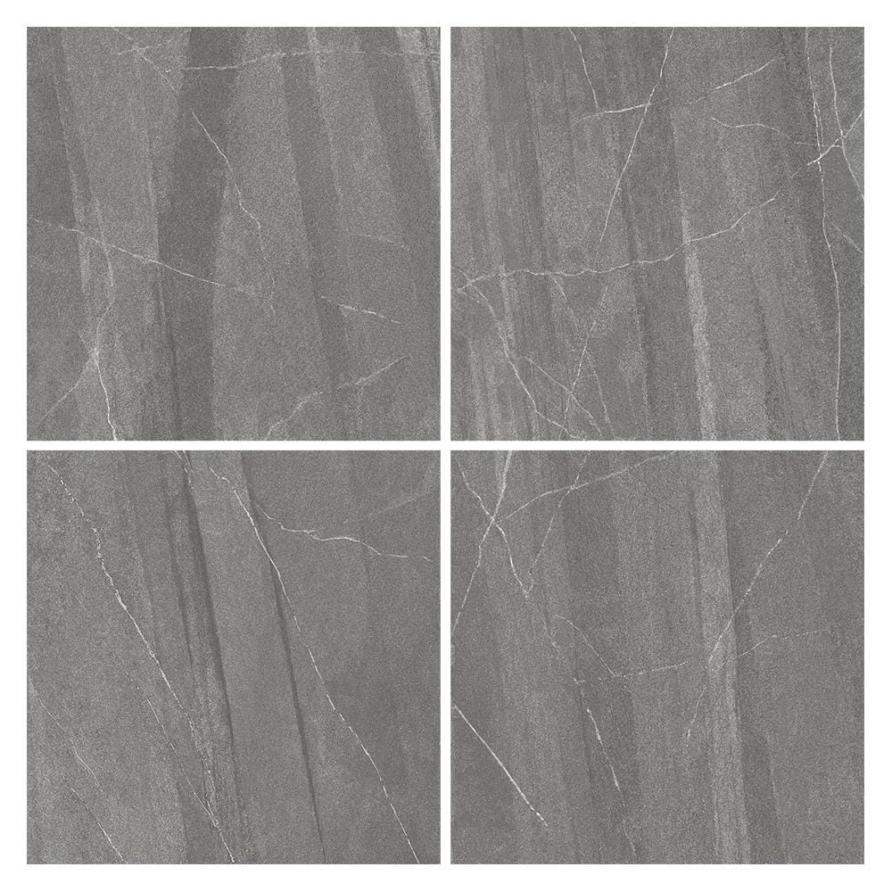 กระเบื้องพื้น 50x50 ซม. DURAGRES ทอร์นาโด เทาเข้ม EXC A