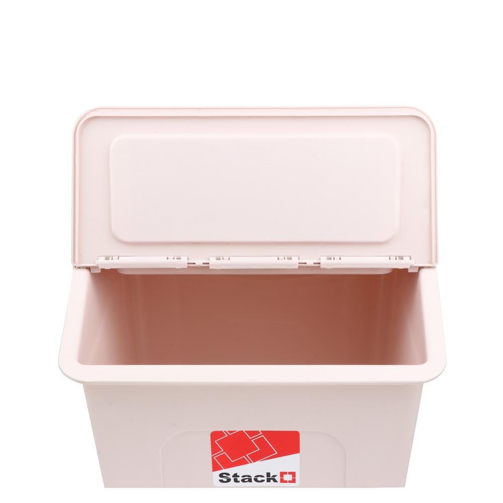 กล่องเก็บของ STACKO PARROT NEST 27 ลิตร สีเบจ