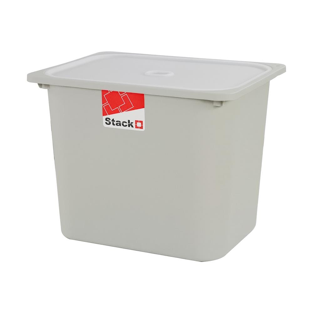 กล่องฝาปิด STACKO 2011C 43x33x34 ซม. สีเทา