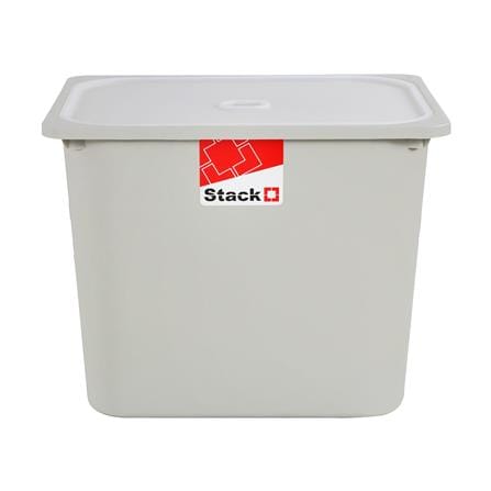 กล่องฝาปิด STACKO 2011C 43x33x34 ซม. สีเทา_1