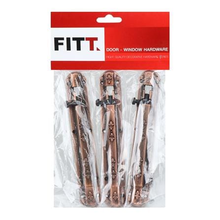 กลอนทั่วไป 6 นิ้ว FITT 6-3 สีทองแดงรมดำ 3 ชิ้น/ชุด_2